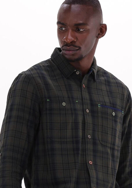 Dunkelgrün SCOTCH & SODA Casual-Oberhemd REGULAR-FIT CHECKED FLANNEL SHIRT - large