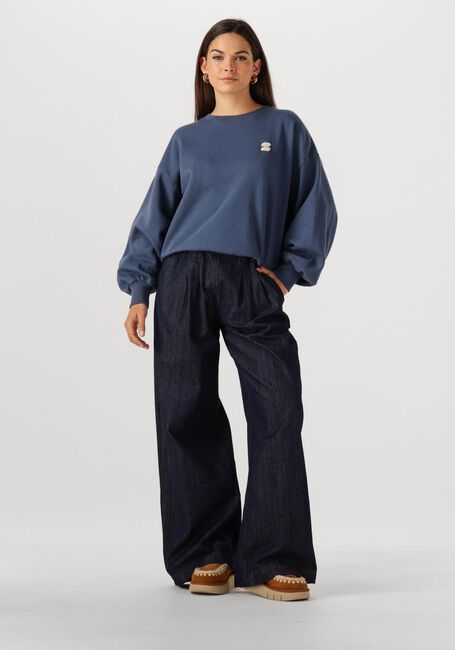 Dunkelblau BY-BAR Pullover BIBI LUCKY CURVE SWEATER - large