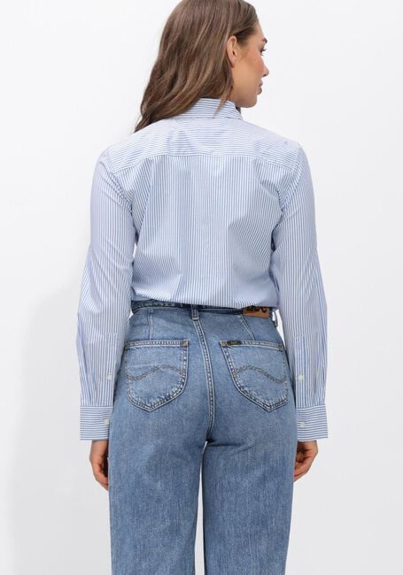 Hellblau TOMMY HILFIGER Blusen ESS POPLIN REGULAR SHIRT - large