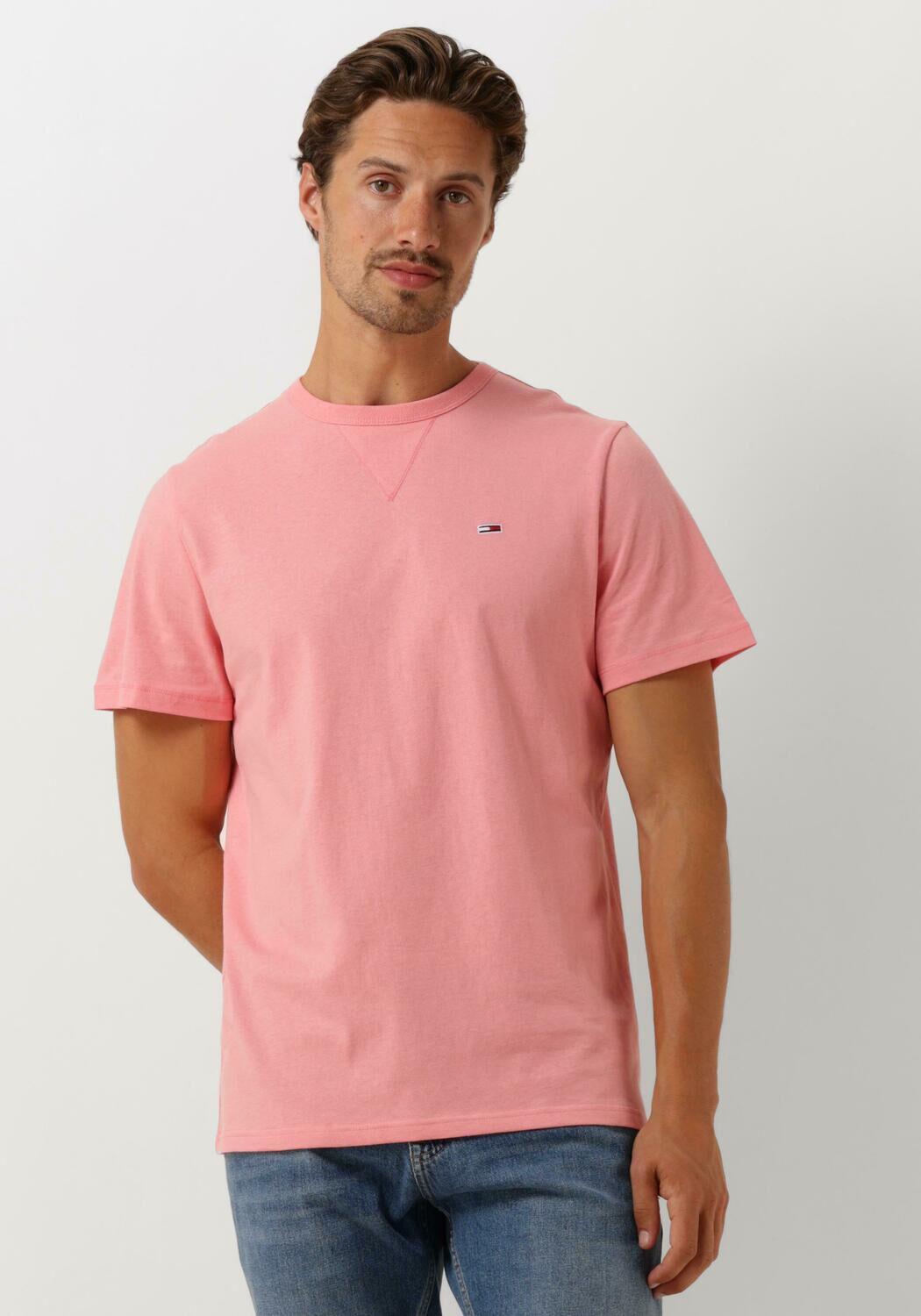 Tommy jeans t shirt rosa 2025