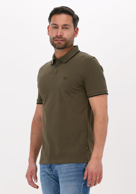 Grüne BOSS ORANGE Polo-Shirt PASSERTIP - large