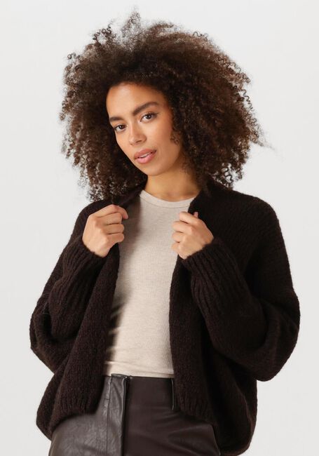 Braune KNIT-TED Strickjacke BECKY - large