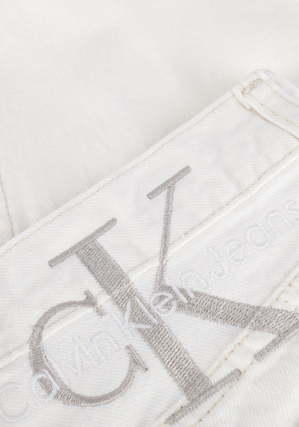 Wei&szlig;e CALVIN KLEIN Mom jeans MOM JEAN - large