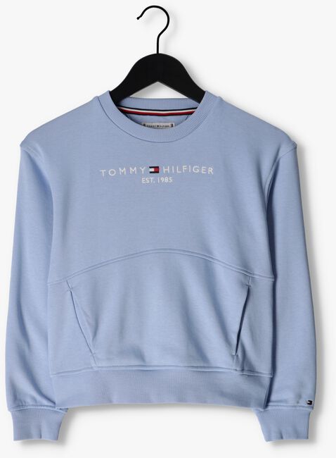 Blaue TOMMY HILFIGER Sweatshirt ESSENTIAL CNK SWEATSHIRT L/S - large