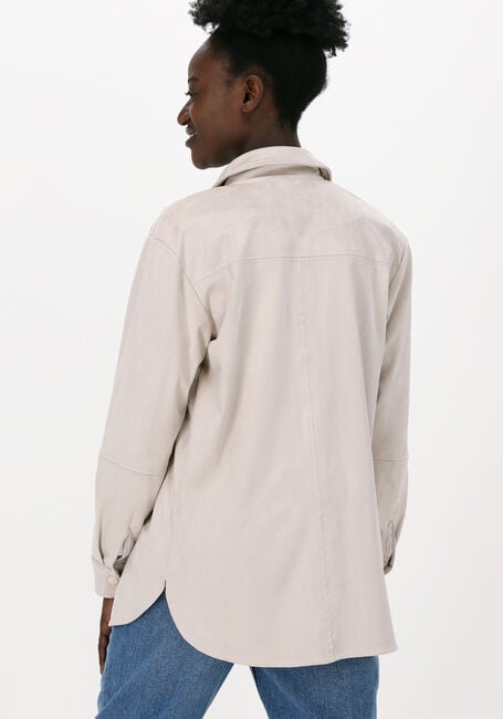 Sand SIMPLE Blusen WOVEN SHACKET - large