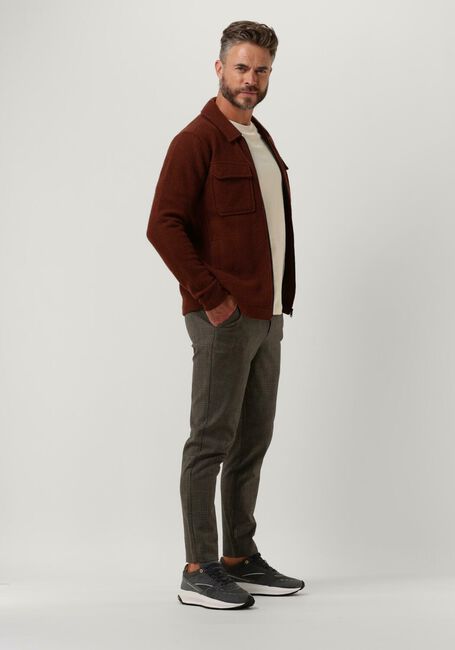 Beige CAST IRON T-shirt R-NECK REGULAR FIT COTTON BOUCLE - large