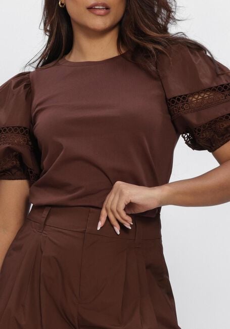 Braune TWINSET MILANO Top 261TT2260 - large