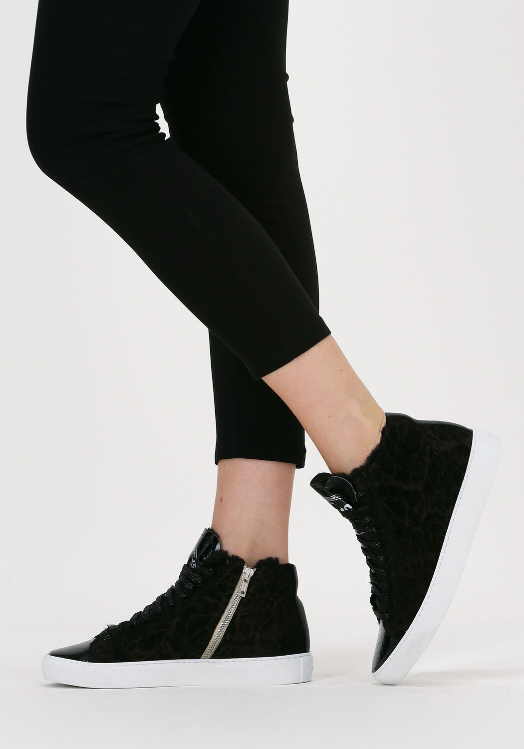 Schwarze P448 Sneaker High STAR - large