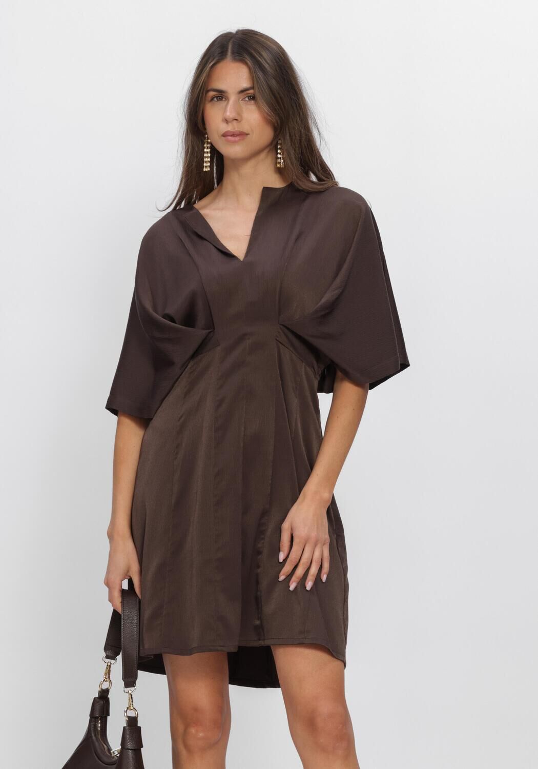 Gelbe COPENHAGEN MUSE Midikleid CMVIANNA-DRESS - large