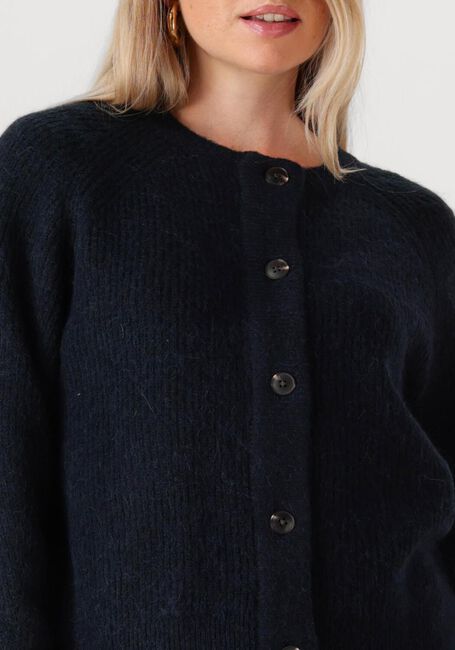 Dunkelblau SELECTED FEMME Strickjacke SLFLULU LS KNIT SHORT CARDIGAN - large