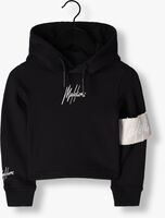 Schwarze MALELIONS Sweatshirt CROPPED HOODIE - medium