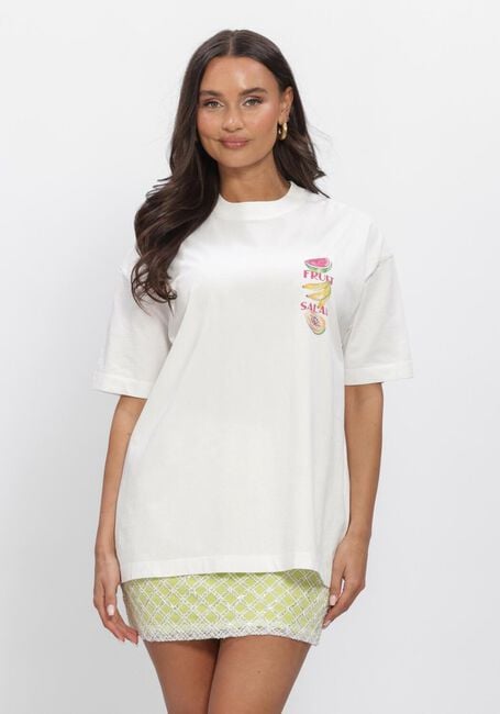 Wei&szlig;e CATWALK JUNKIE Top OVERSIZED GRAPHIC TSHIRT - large