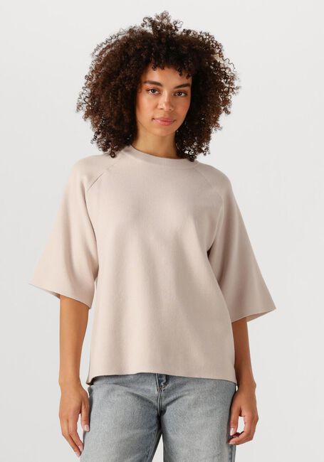 Beige OBJECT Pullover OBJREYNARD 2/4 KNIT PULLOVER - large