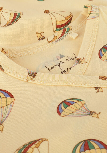 Beige KONGES SLOJD Einteiler BASIC NEWBORN ONESIE GOTS - large