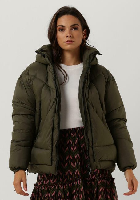 Olive CANADIAN Wattierte Jack EUGENIE SHORT RECYCLED - large