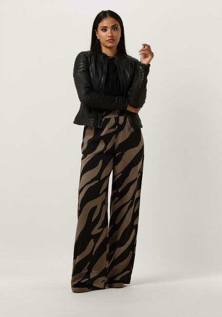 Schwarze GOOSECRAFT Lederjack BIKER128 - large