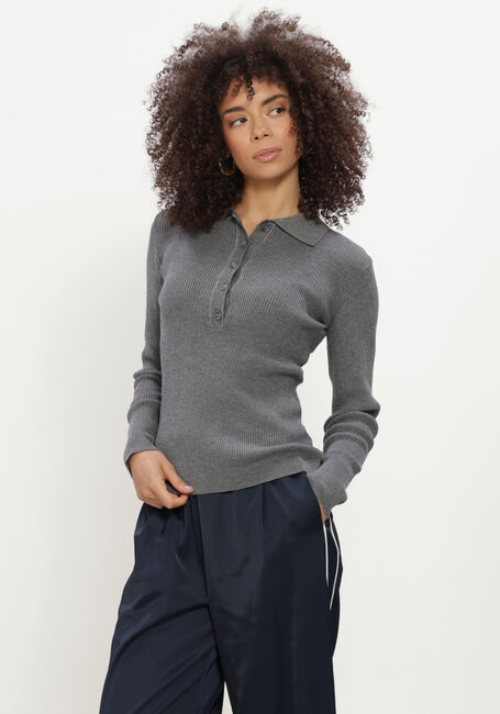 Graue BRUUNS BAZAAR Rollkragenpullover ANEMONEBBVALEA KNIT POLO - large