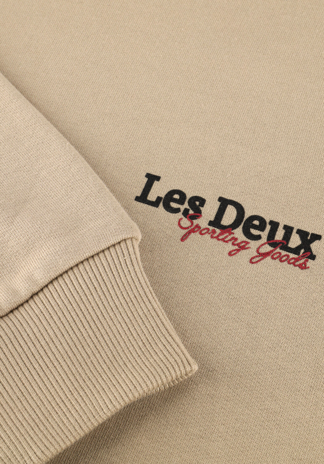 Beige LES DEUX Pullover RACING SWEATSHIRT - large