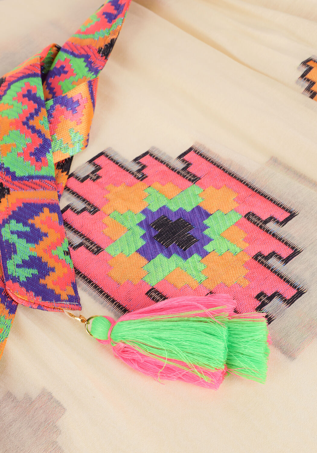 Mehrfarbige/Bunte NEMA Maxikleid N100 - large