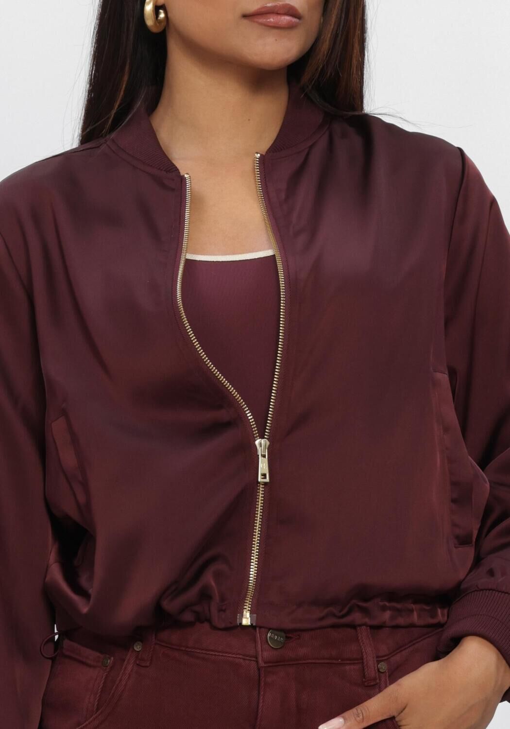 Bordeaux NUKUS Jack DENA JACKET SHINY - large