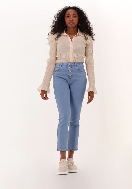 Blaue NA-KD Skinny jeans BUTTON UP SKINNY JEANS - large