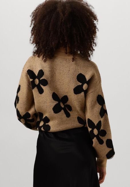 Beige YDENCE Pullover KNITTED SWEATER DAISIE - large