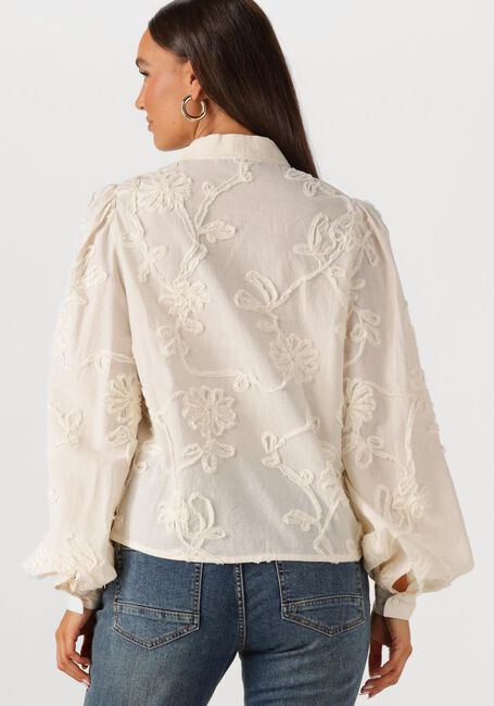 Ecru SUMMUM Blusen BLOUSE TAPE PATTERN VOILE - large