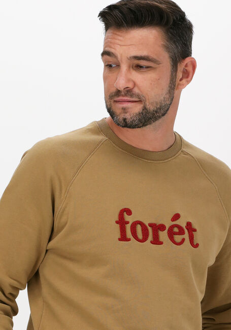 Camelfarbene FORÉT Sweatshirt SPRUCE SWEATSHIRT - large