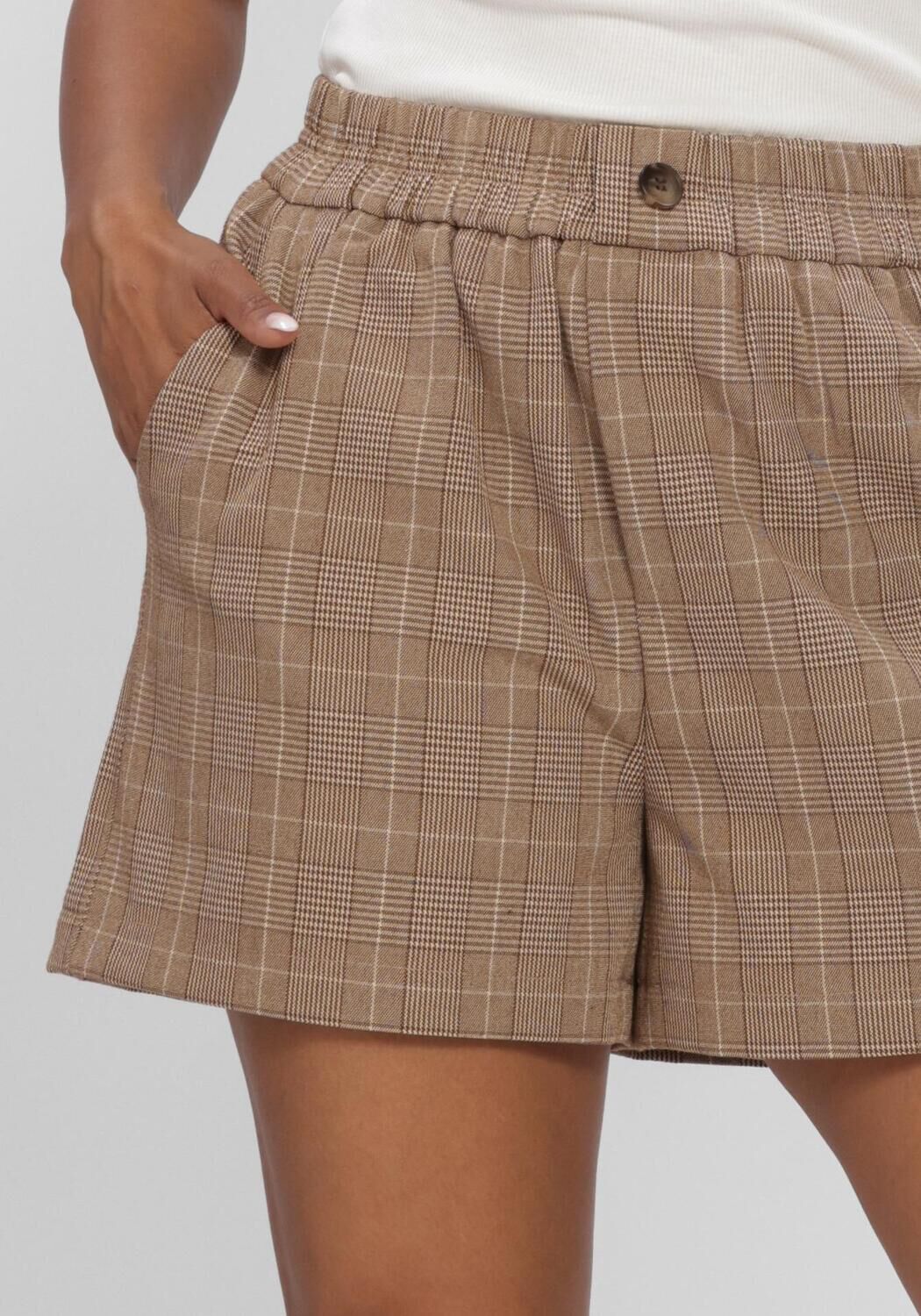 Sand NUKUS Kurze Hose ESMEE SHORTS CHECK - large