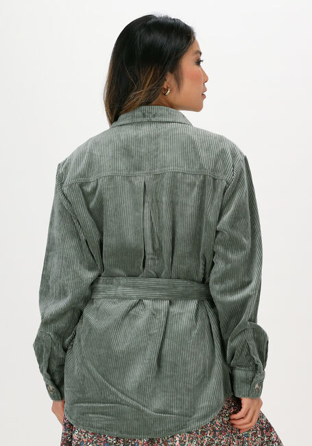 Grüne MSCH COPENHAGEN Blusen SAMEA JEPPI OVERSHIRT - large