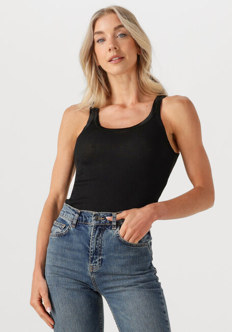 Schwarze CC HEART Top SILK CAMISOLE - large