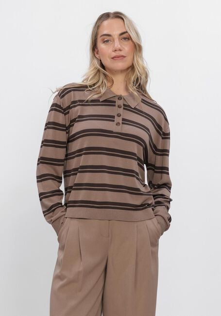 Sand MSCH COPENHAGEN Blusen MSCHDOROTHEA FAUSTINA SHIRT AOP - large