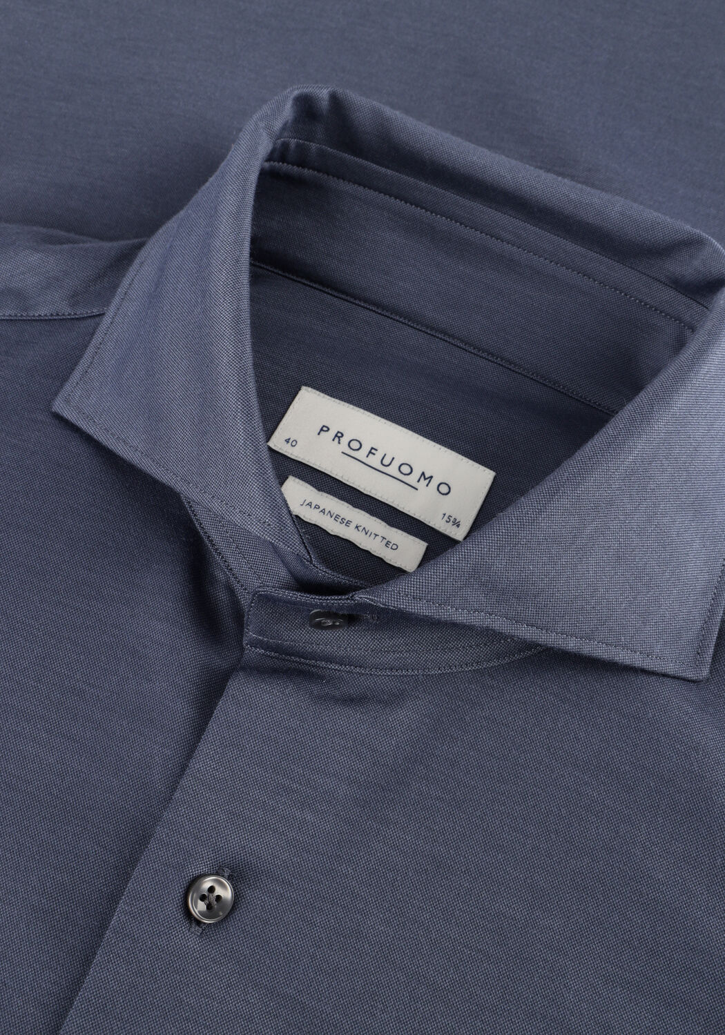 Dunkelblau PROFUOMO Klassisches Oberhemd SHIRT X-CUTAWAY SF JAPANESE KNITTED - large