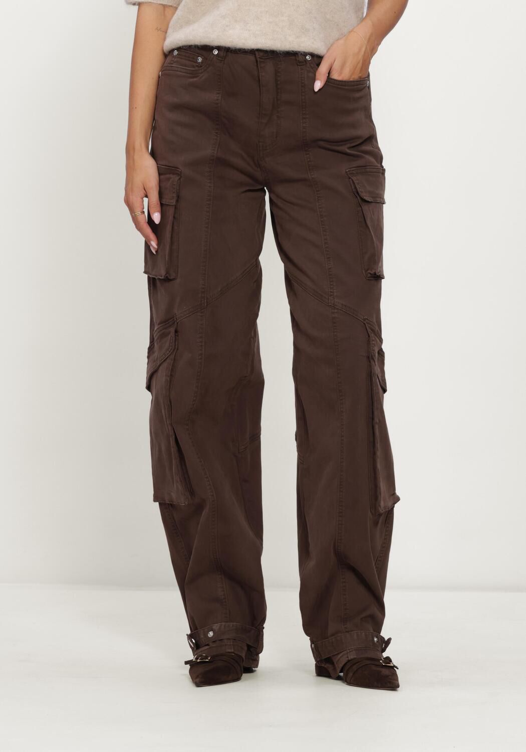 Braune GESTUZ Cargohosen GZcargi HW pants - large