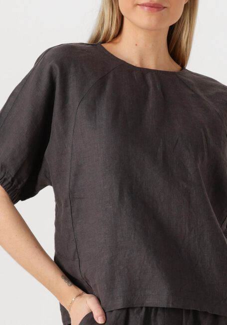 Dunkelgrau CIRCLE OF TRUST T-shirt BELLE TOP - large