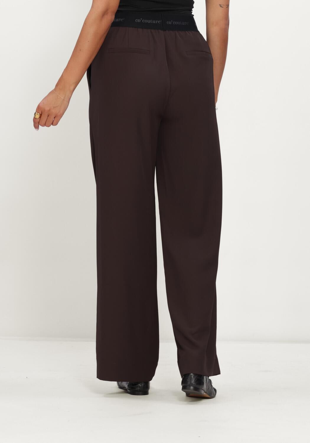 Braune CO'COUTURE Hosen ALINICC LOGO PANT - large