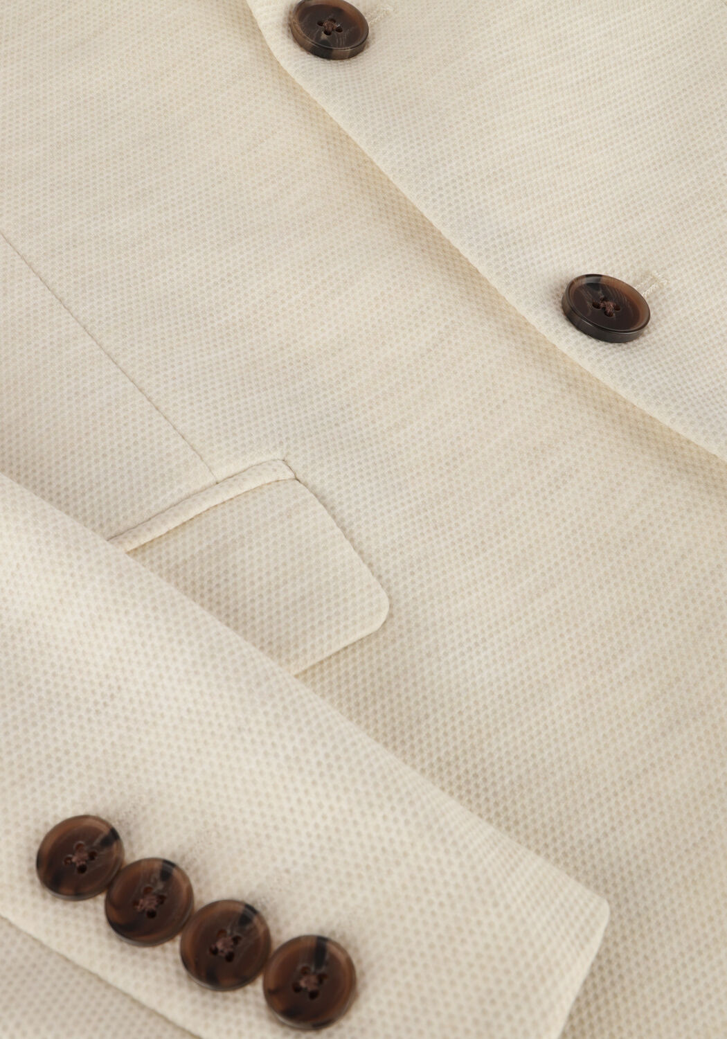 Beige SELECTED MEN Sakkos SLHSLIMAITOR JERSEY STRUC BLZ FLEX NOOS - large