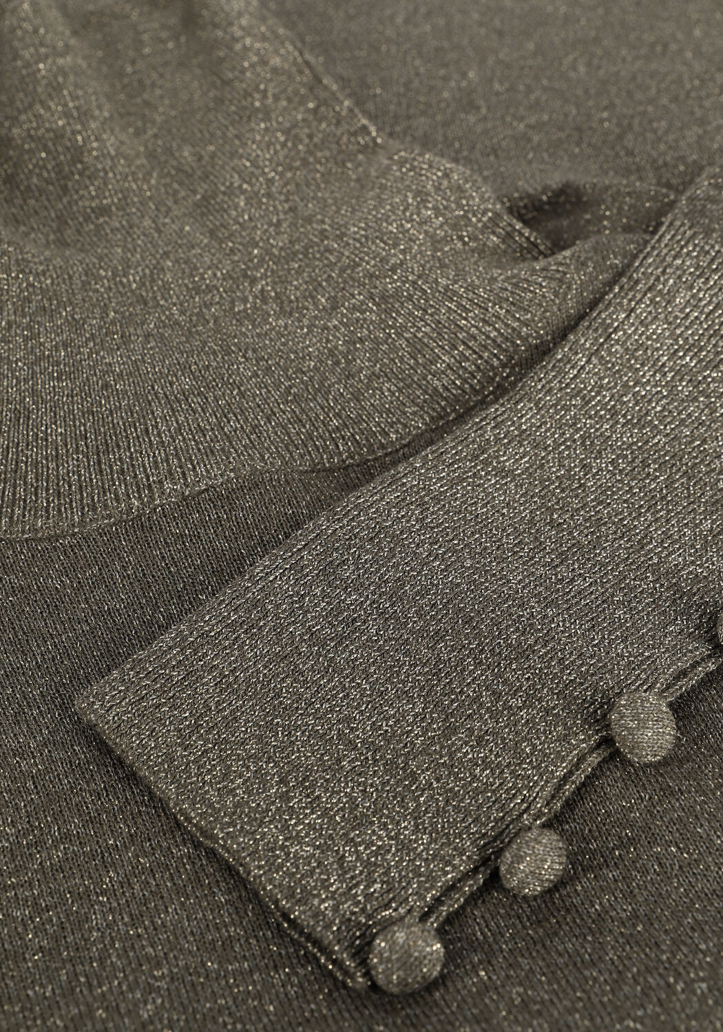 Gr&uuml;ne LIU JO Rollkragenpullover MAGLIA CHIUSA M/L LUREX TURTLE - large