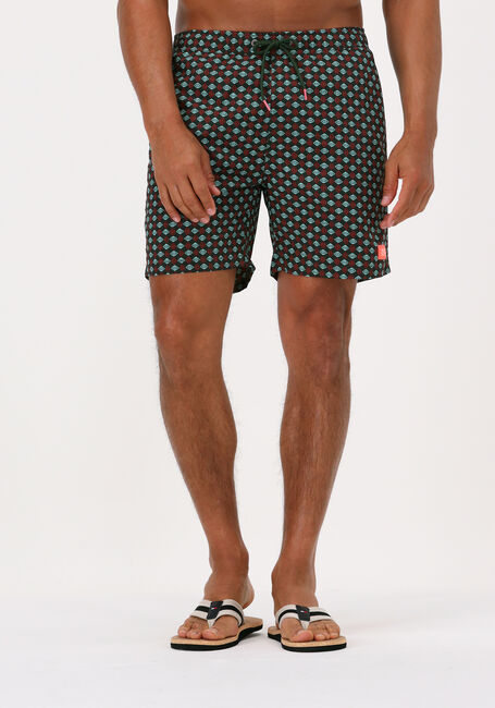 Grüne SCOTCH & SODA Badehosen RECYCLED NYLON MINI-PRINTED SWIMSHORT - large