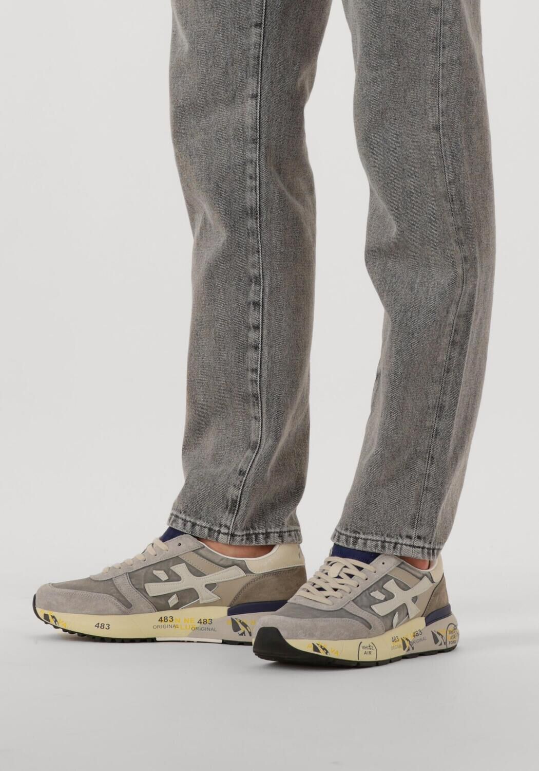 Hellgrau PREMIATA Sneaker Low MICK - large