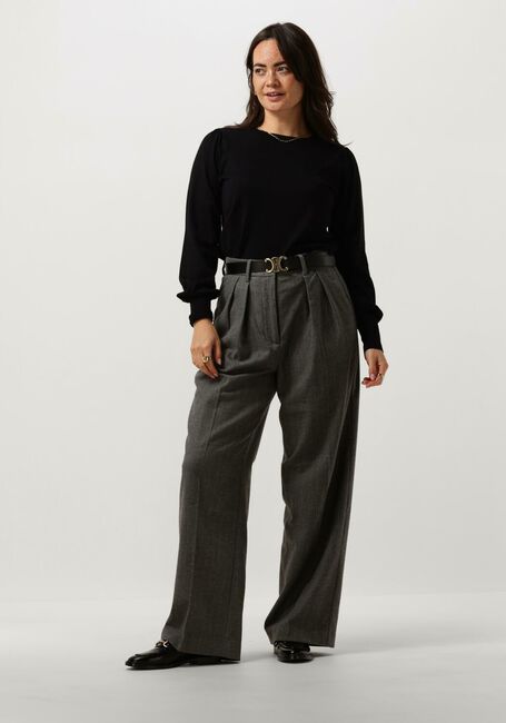 Schwarze NEO NOIR Pullover MAGDALENA SOLID KNIT BLOUSE - large