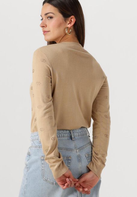 Beige LIU JO Strickjacke ECS MAGLIA APERTA M/L - large