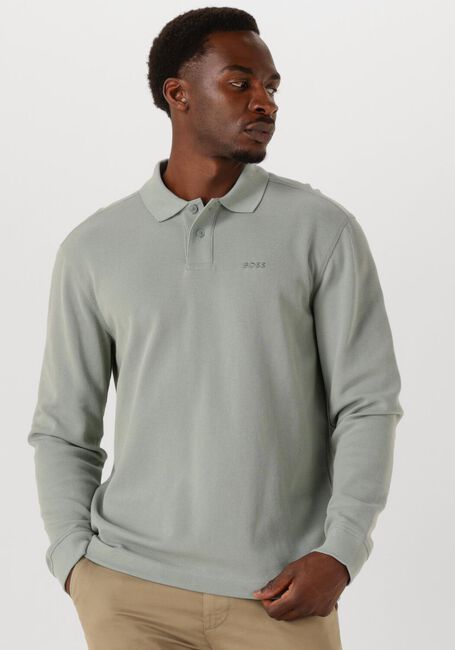 Grüne BOSS ORANGE Polo-Shirt PETEMPESTO LONG - large