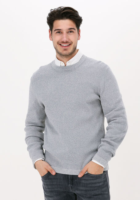 Hellblau SELECTED HOMME Pullover SLHROCKS LS KNIT CREW NECK G N - large