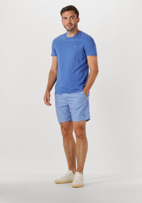 Blaue SHIWI Badehosen MEN MIKE SWIM SHORTS 7 INCH GEO TILE - large