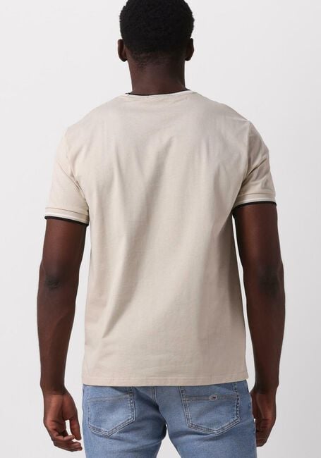 Sand FRED PERRY T-shirt TWIN TIPPED T-SHIRT - large