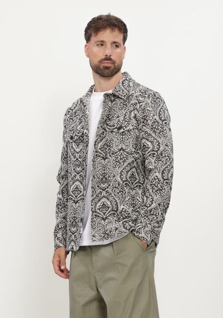 Schwarze ANERKJENDT Overshirt AKOSCAR GARDEN JACQ OVERSHIRT - large