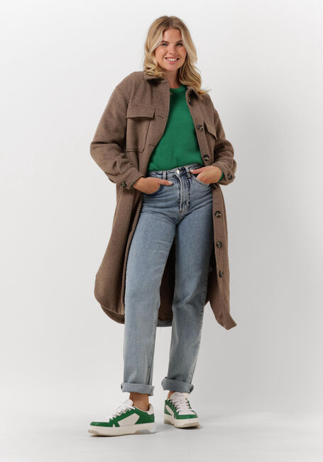 Braune OBJECT Mäntel ELLA WOOL COAT - large