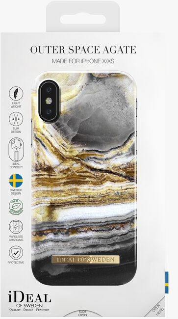 Goldfarbene IDEAL OF SWEDEN Handy-Schutzhülle FASHION CASE IPHONE X/XS - large