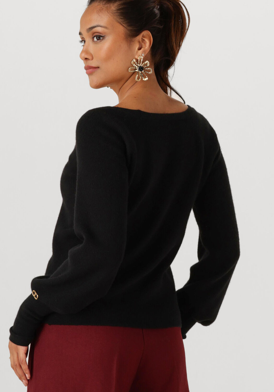 Schwarze TWINSET MILANO Pullover 252TT3392 - large